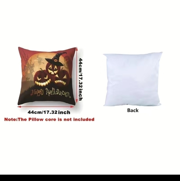 New Spooky Halloween home decor accent pillow case - Picture 2 of 2